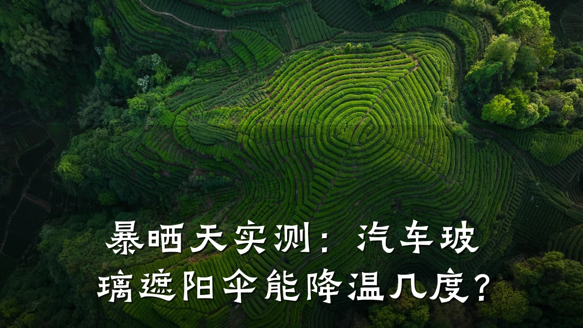 暴晒天实测：汽车玻璃遮阳伞能降温几度？