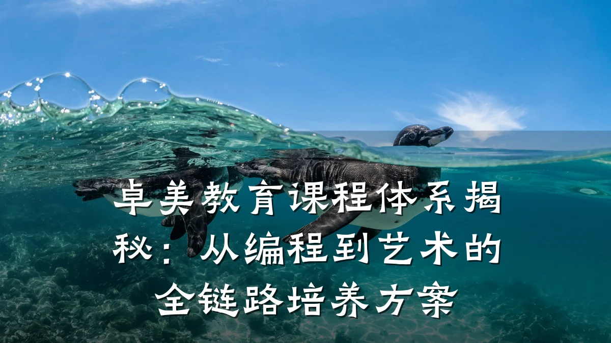 卓美教育课程体系揭秘：从编程到艺术的全链路培养方案