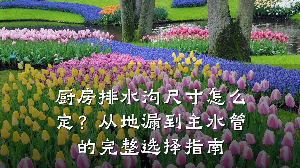 厨房排水沟尺寸怎么定？从地漏到主水管的完整选择指南
