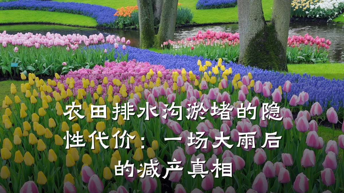农田排水沟淤堵的隐性代价：一场大雨后的减产真相