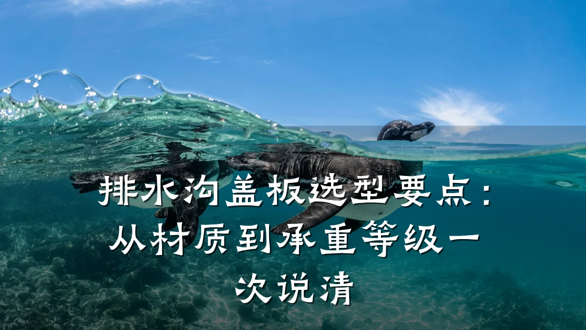 排水沟盖板选型要点：从材质到承重等级一次说清