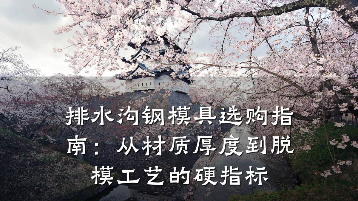 排水沟钢模具选购指南：从材质厚度到脱模工艺的硬指标