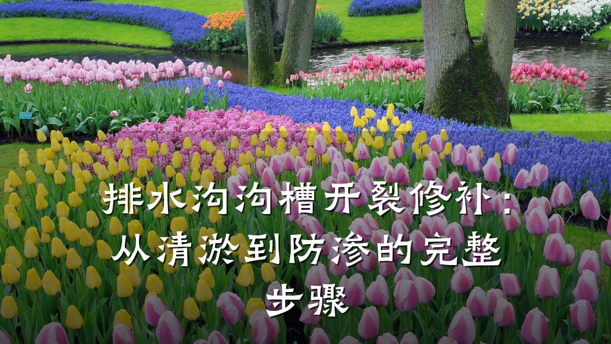 排水沟沟槽开裂修补：从清淤到防渗的完整步骤