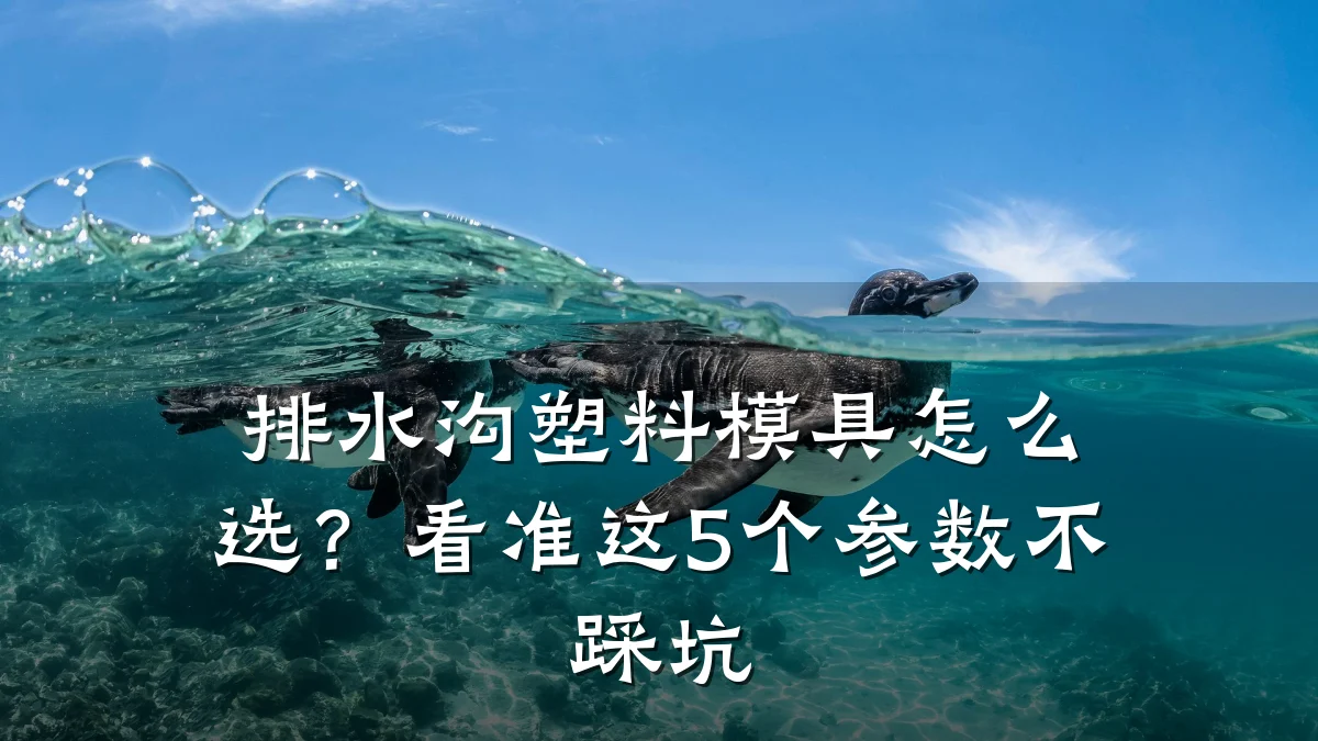 排水沟塑料模具怎么选？看准这5个参数不踩坑
