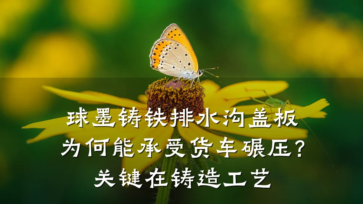 球墨铸铁排水沟盖板为何能承受货车碾压？关键在铸造工艺