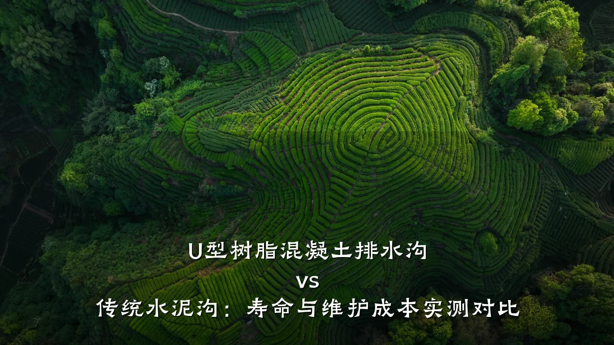 U型树脂混凝土排水沟 vs 传统水泥沟：寿命与维护成本实测对比