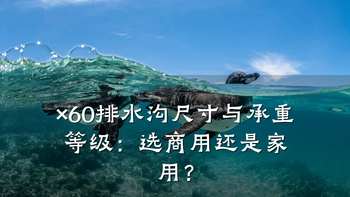 ×60排水沟尺寸与承重等级：选商用还是家用？
