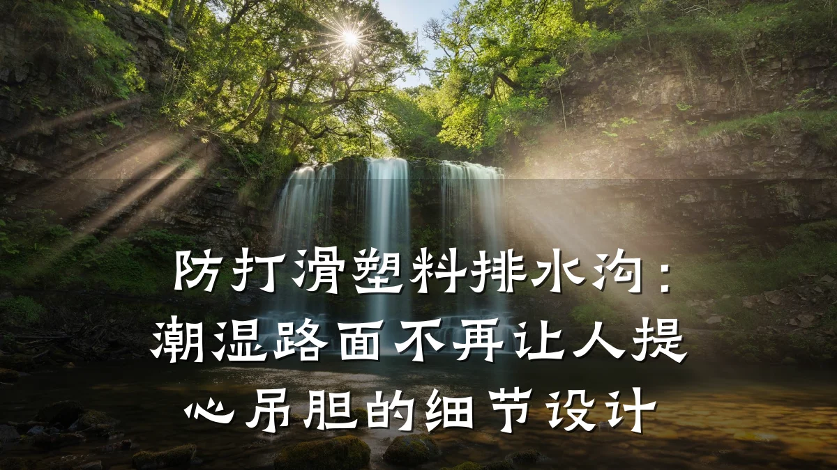 防打滑塑料排水沟：潮湿路面不再让人提心吊胆的细节设计