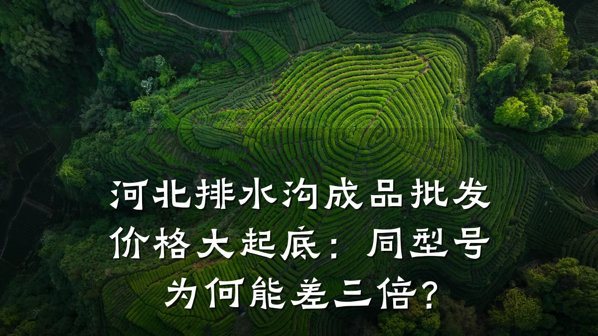 河北排水沟成品批发价格大起底:同型号为何能差三倍?