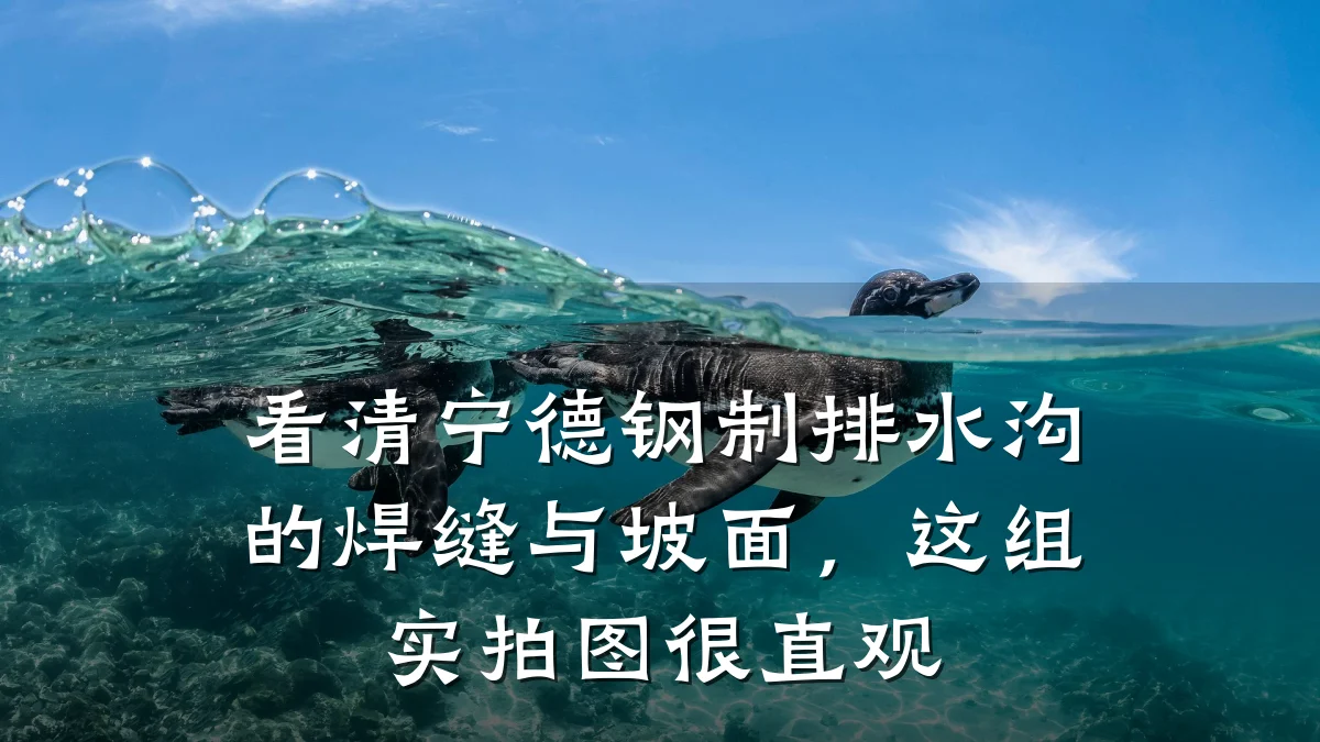 看清宁德钢制排水沟的焊缝与坡面，这组实拍图很直观