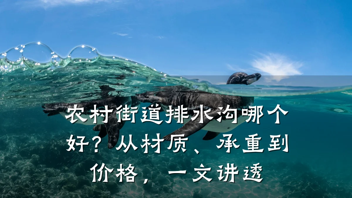 农村街道排水沟哪个好？从材质、承重到价格，一文讲透