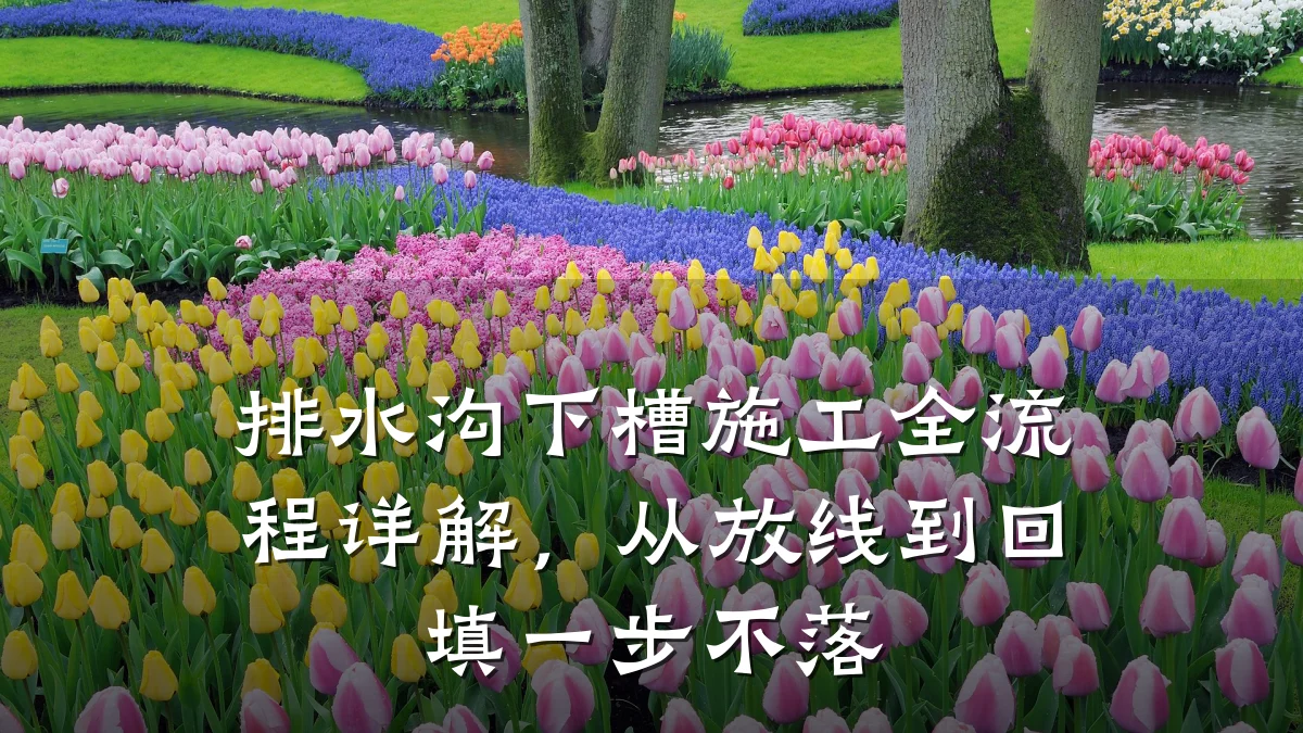 排水沟下槽施工全流程详解，从放线到回填一步不落