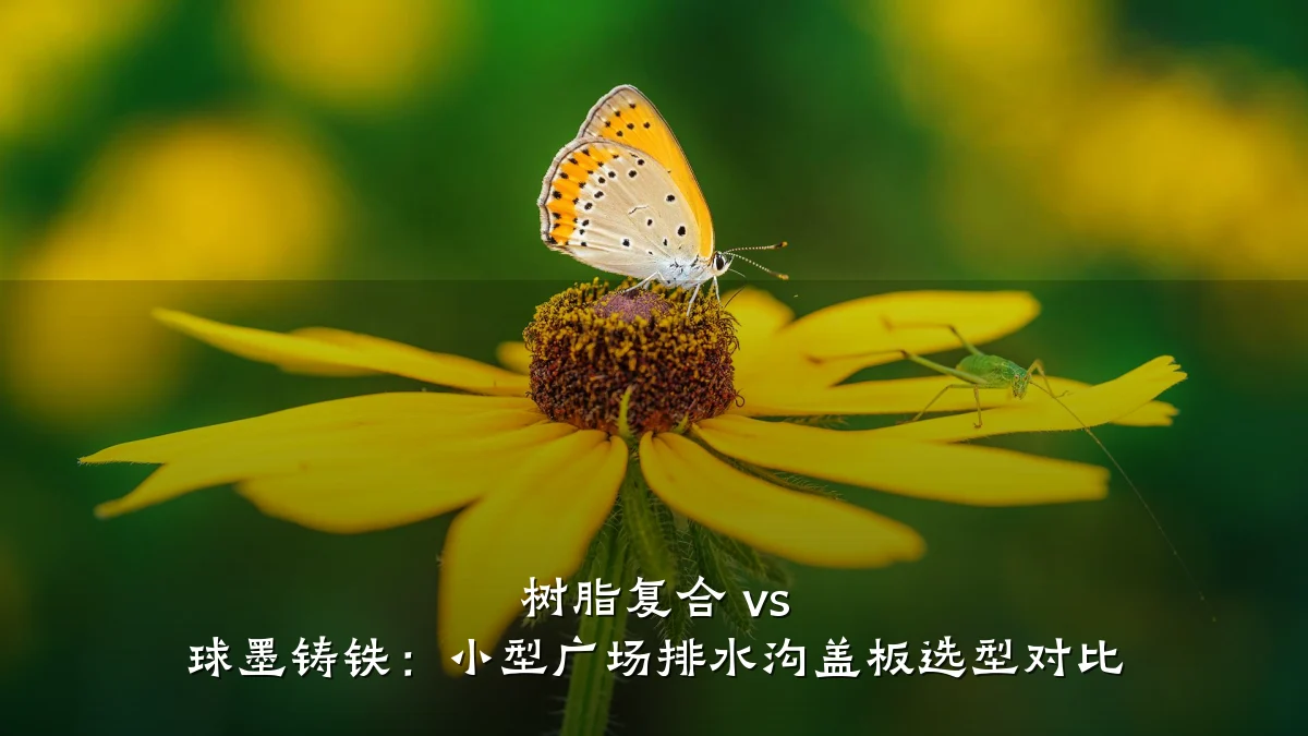 树脂复合 vs 球墨铸铁：小型广场排水沟盖板选型对比