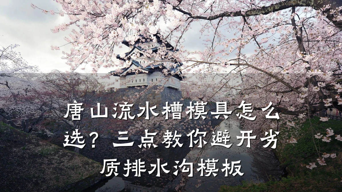 唐山流水槽模具怎么选？三点教你避开劣质排水沟模板