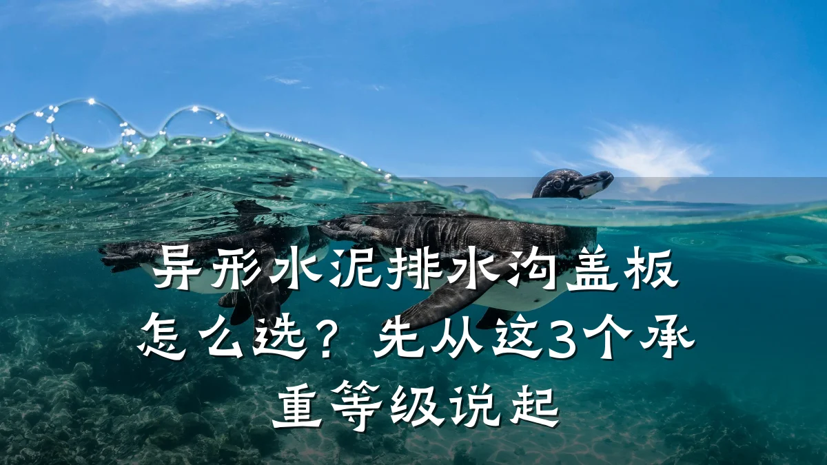 异形水泥排水沟盖板怎么选？先从这3个承重等级说起
