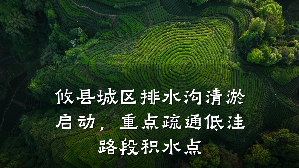 攸县城区排水沟清淤启动，重点疏通低洼路段积水点