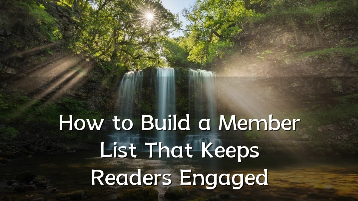 How to Build a Member List That Keeps Readers Engaged