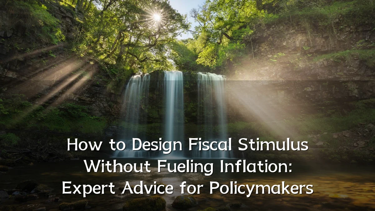 How to Design Fiscal Stimulus Without Fueling Inflation: Expert Advice for Policymakers