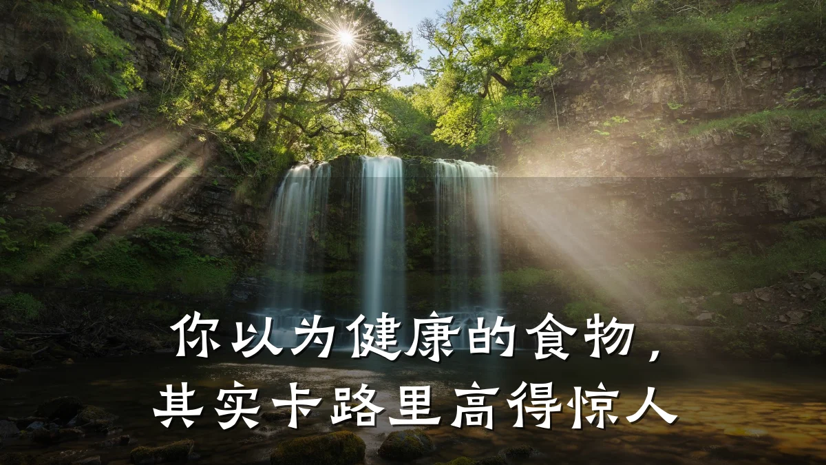 你以为健康的食物，其实卡路里高得惊人