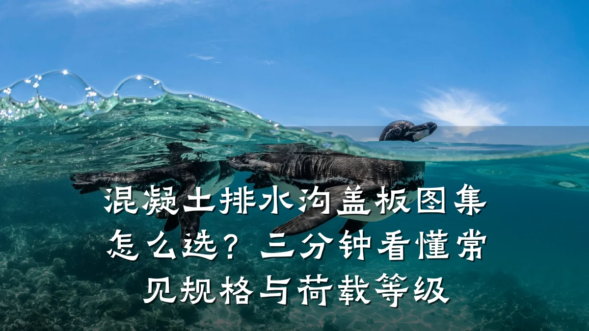 混凝土排水沟盖板图集怎么选？三分钟看懂常见规格与荷载等级