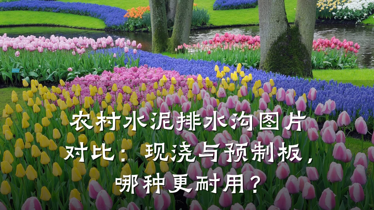 农村水泥排水沟图片对比:现浇与预制板,哪种更耐用?