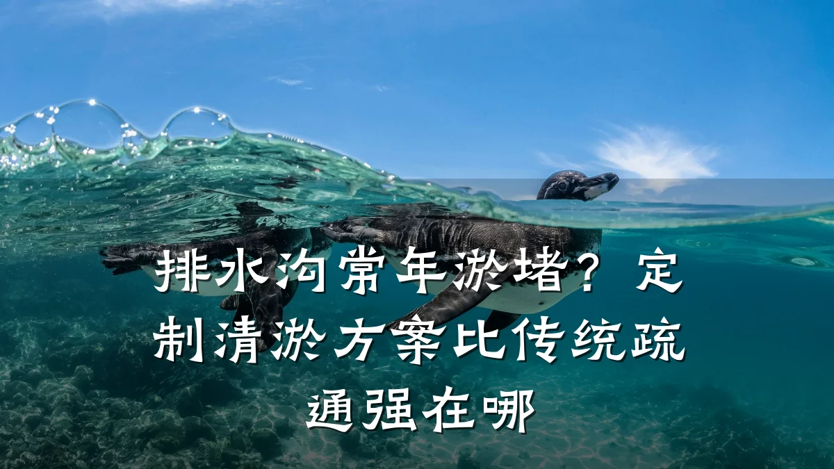 排水沟常年淤堵?定制清淤方案比传统疏通强在哪