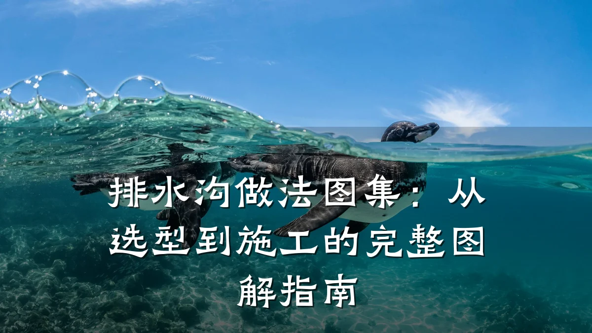 排水沟做法图集:从选型到施工的完整图解指南