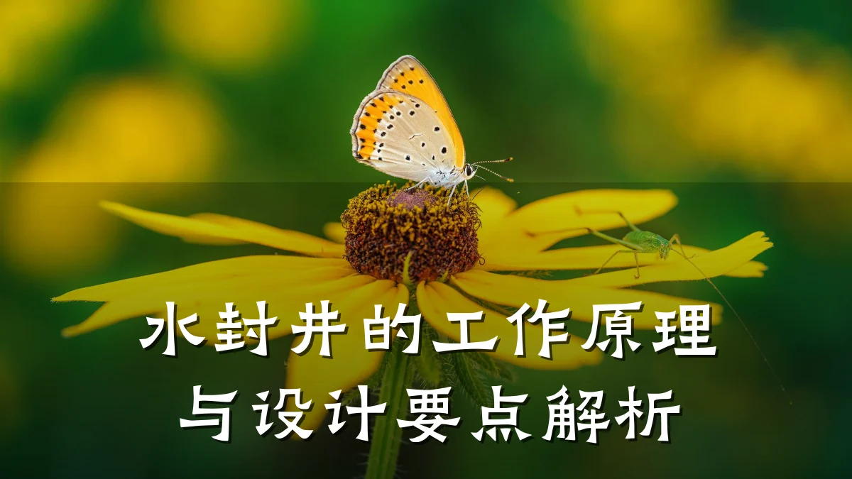 水封井的工作原理与设计要点解析