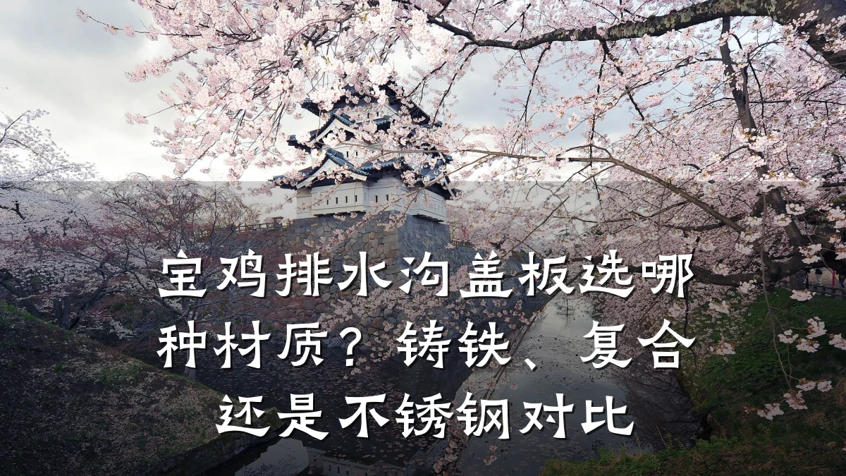 宝鸡排水沟盖板选哪种材质?铸铁、复合还是不锈钢对比