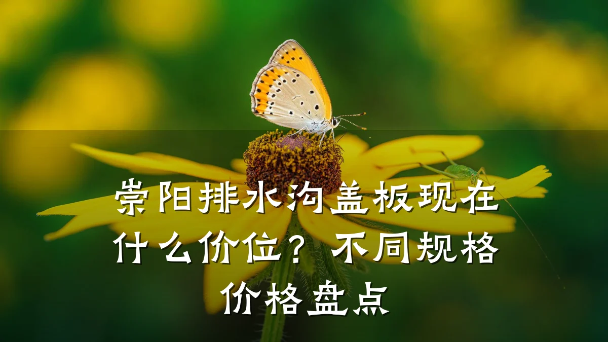 崇阳排水沟盖板现在什么价位?不同规格价格盘点