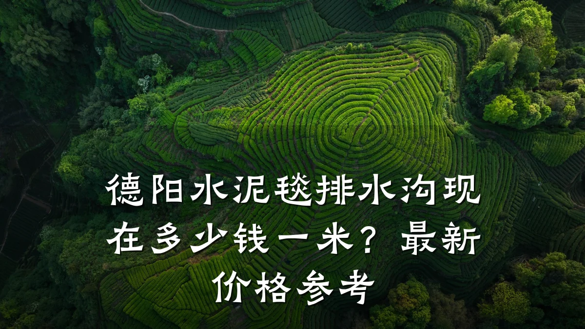 德阳水泥毯排水沟现在多少钱一米？最新价格参考