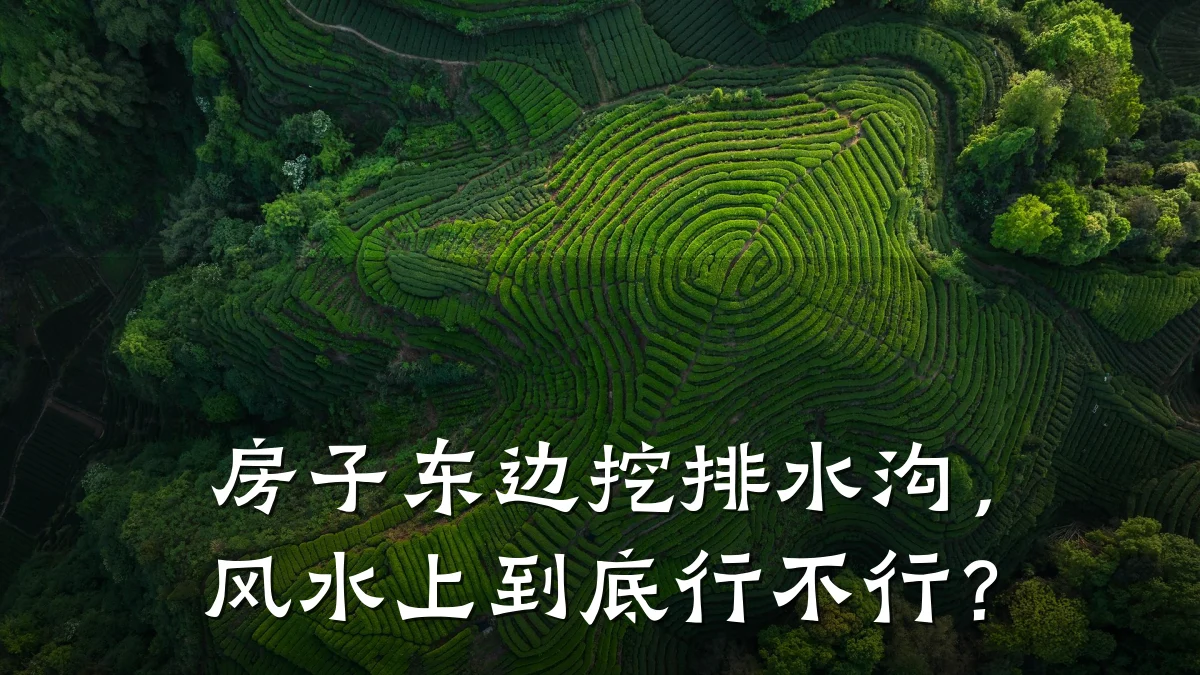 房子东边挖排水沟，风水上到底行不行？