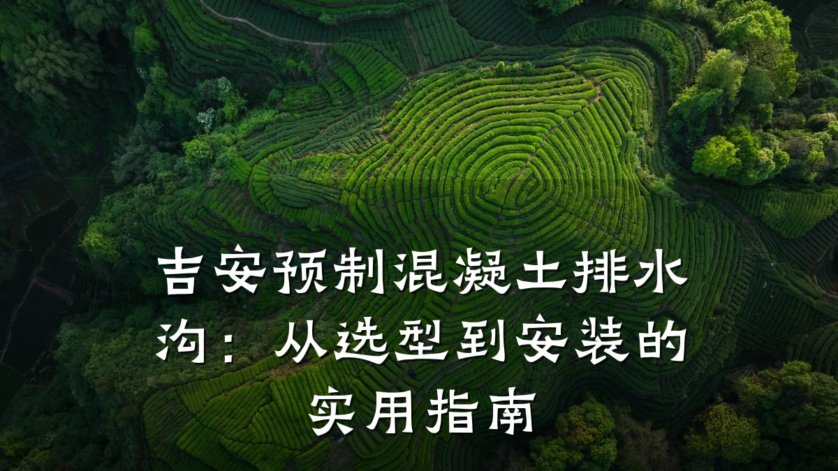 吉安预制混凝土排水沟:从选型到安装的实用指南