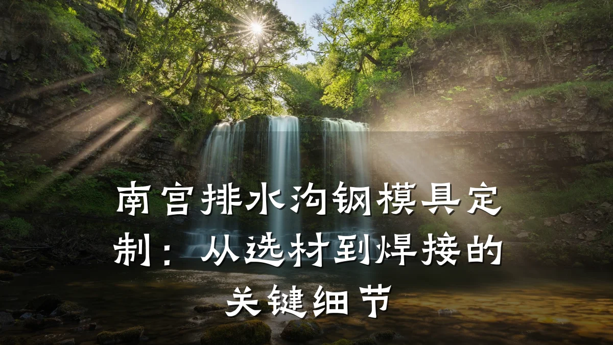 南宫排水沟钢模具定制:从选材到焊接的关键细节