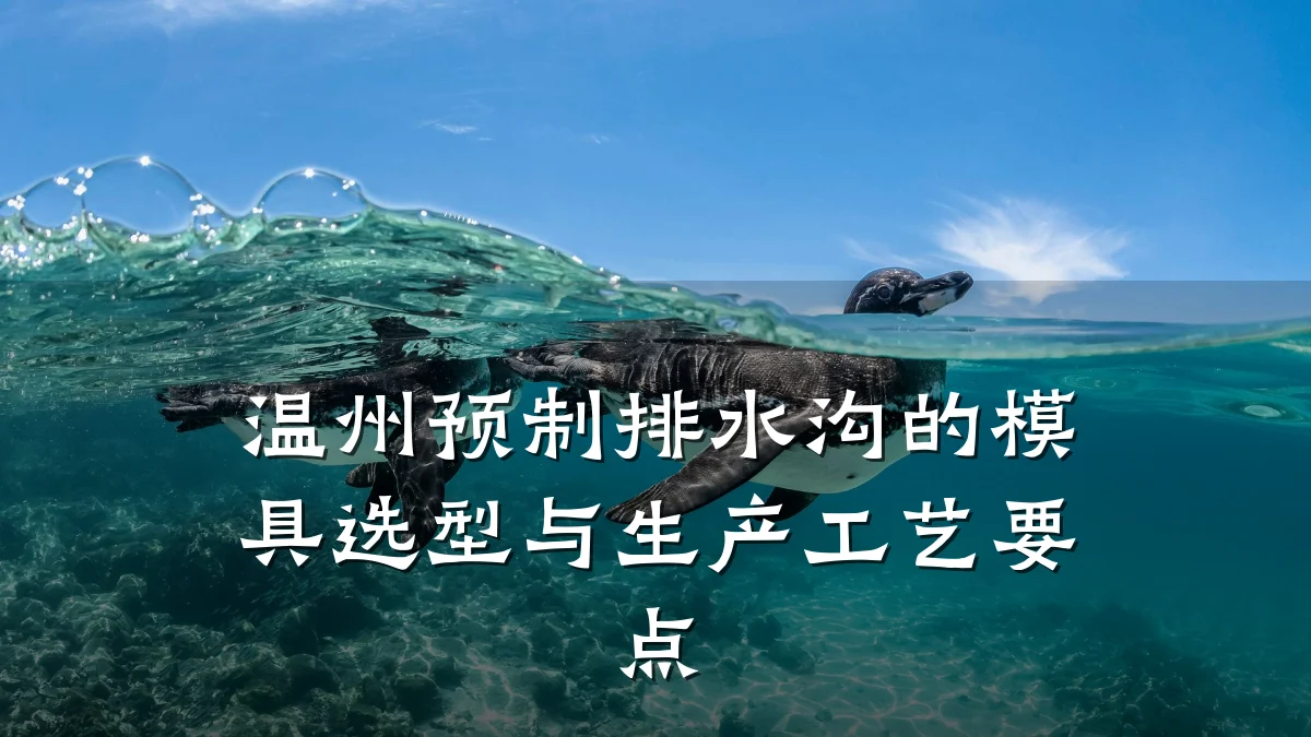 温州预制排水沟的模具选型与生产工艺要点