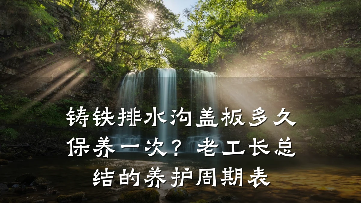 铸铁排水沟盖板多久保养一次?老工长总结的养护周期表